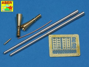 Set di barili da 5,5 cm per flakpanzer tedesco E-50 - ABER 35L100