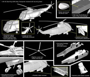 SH-3G Sea King, USN közüzemi szállító - Cyber-Hobby 5113