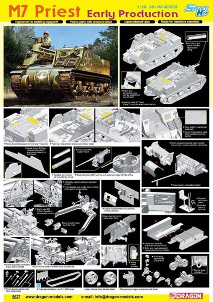 M7 Priest Producción temprana - DML 6627