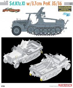 Sd.Kfz.10 con 3,7cm PaK 35/36 - CYBER-HOBBY 6709