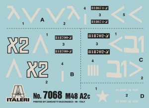 M-48 巴顿 M48A2C - 伊塔莱里 7068