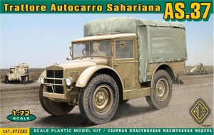 Ace Models 72283 - Trattore Autocarro Sahariano AS.37