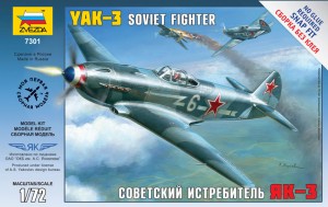 Sovietsky bojovník Jak-3 - Zvezda 7301