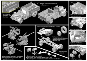 Long Range Desert Group Patrol Car w/2cm Cannon - DML 7504