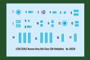 Ruské námorníctvo Alfa trieda SSN - HOBBY BOSS 83528