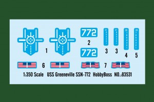 USS Greeneville SSN-772 - HOBBY BOSS 83531