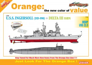 U.S.S. Ingersoll + DELTA III SSBN - Cyber-Hobby 7114