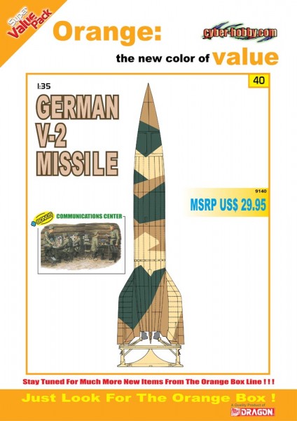 German V-2 Missile - Cyber-Hobby 9140