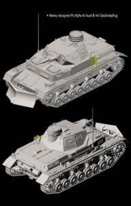 Pz.Kpfw.IV Ausf.B με άροτρο προσγείωσης - DML 6764