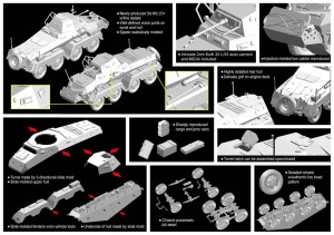 Sd.Kfz.231 シュヴァーラー・パンツァースパワーゲン (8-Rad) - DML 7483