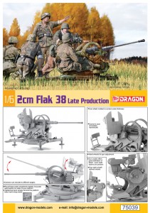 2cm Flak 38 Späte Produktion - DML 75039