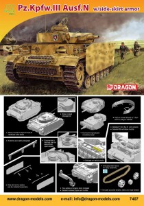 Pz.Kpfw.III Ausf.N m/sideskørt rustning - DML 7407