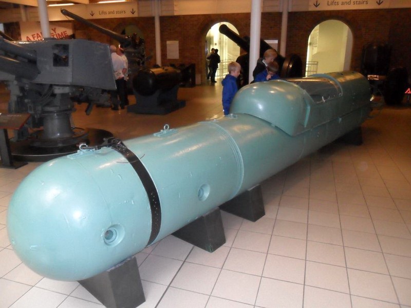 Torpedo Humano Italiano de Dois Homens