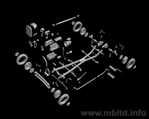 Sd. Kfz. 1 Type 170 VK - Auto dello Stato Maggiore Tedesco - Master Box MB3530