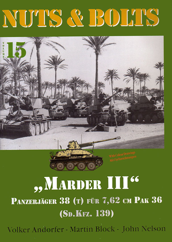 Muttrar och bultar 15 - Marder III Panzerjager 38(t) päls 7.62cm Pak 36 (Sd.Kfz.139)