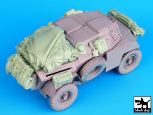 Комплект аксесоари Humber Scout Car Mk I - Черно куче T35069