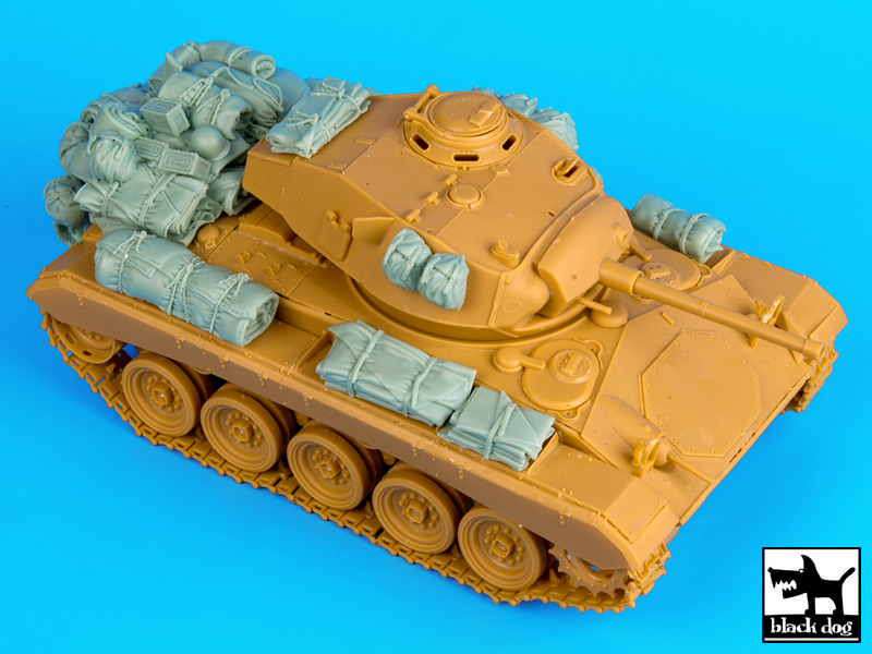 M24 Chaffee tarvikute komplekt - Black Dog T35070