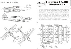 Curtiss Kittyhawk MK. IA - AZ-Modello Legato 7225