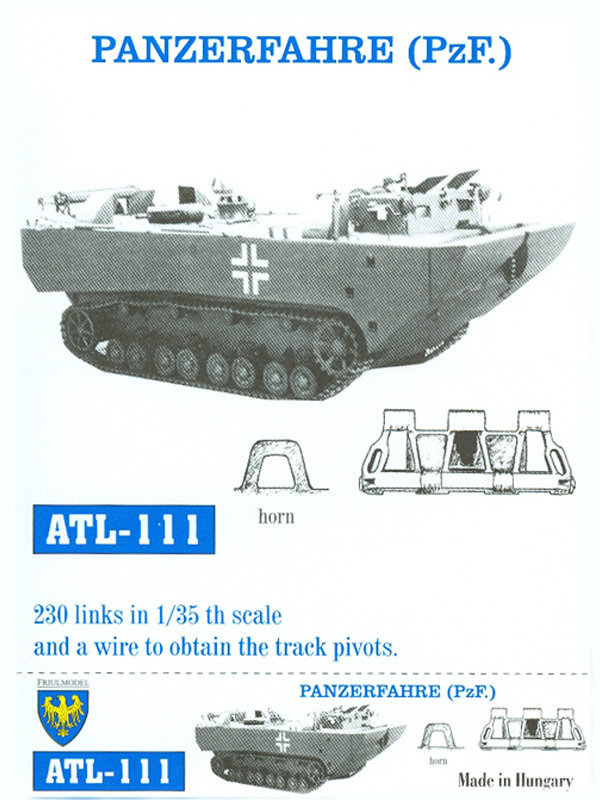 Stopy Panzerfahre - FRIULMODEL ATL-111