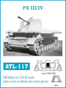 Pistas para PZ III / IV en uso 1943-45 - Friulmodel ATL-117