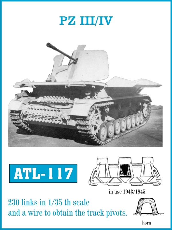 Spor for PZ III / IV i bruk 1943-45 - Friulmodel ATL-117