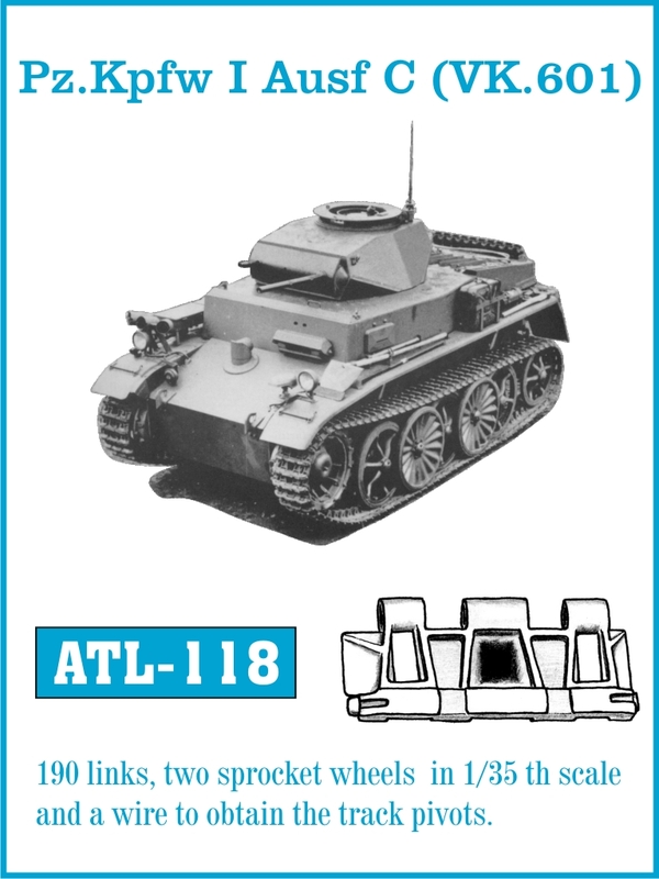 Skladbe za Panzer I Ausf C - Friulmodel ATL-118