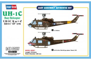 UH-1C Huey helikopter - HOBBY BOSS 85803