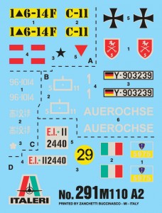 マケット - M110A2 - イタレリ 291