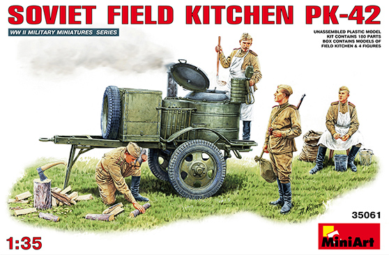 Sovjetisk feltkjøkken PK-42 - MiniArt 35061