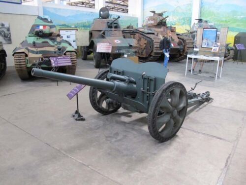French 47mm SA37 Anti-Tank Gun