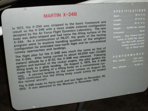 Martin X-24B Lifting Body