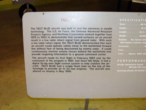 Northrop Tacit Blue