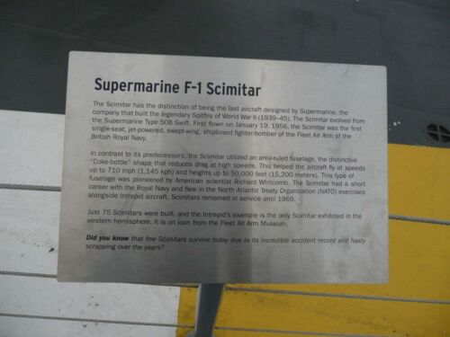 Supermarine Scimitar F.1