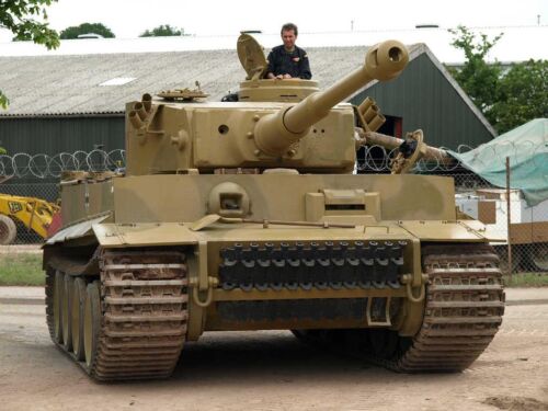 Tiger Tank in Action