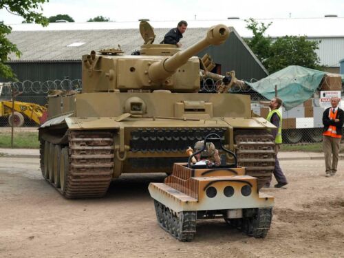 Tiger Tank in Action
