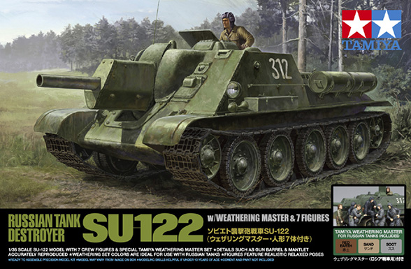 Russische Tank Destroyer SU-122 - TAMIYA 25111